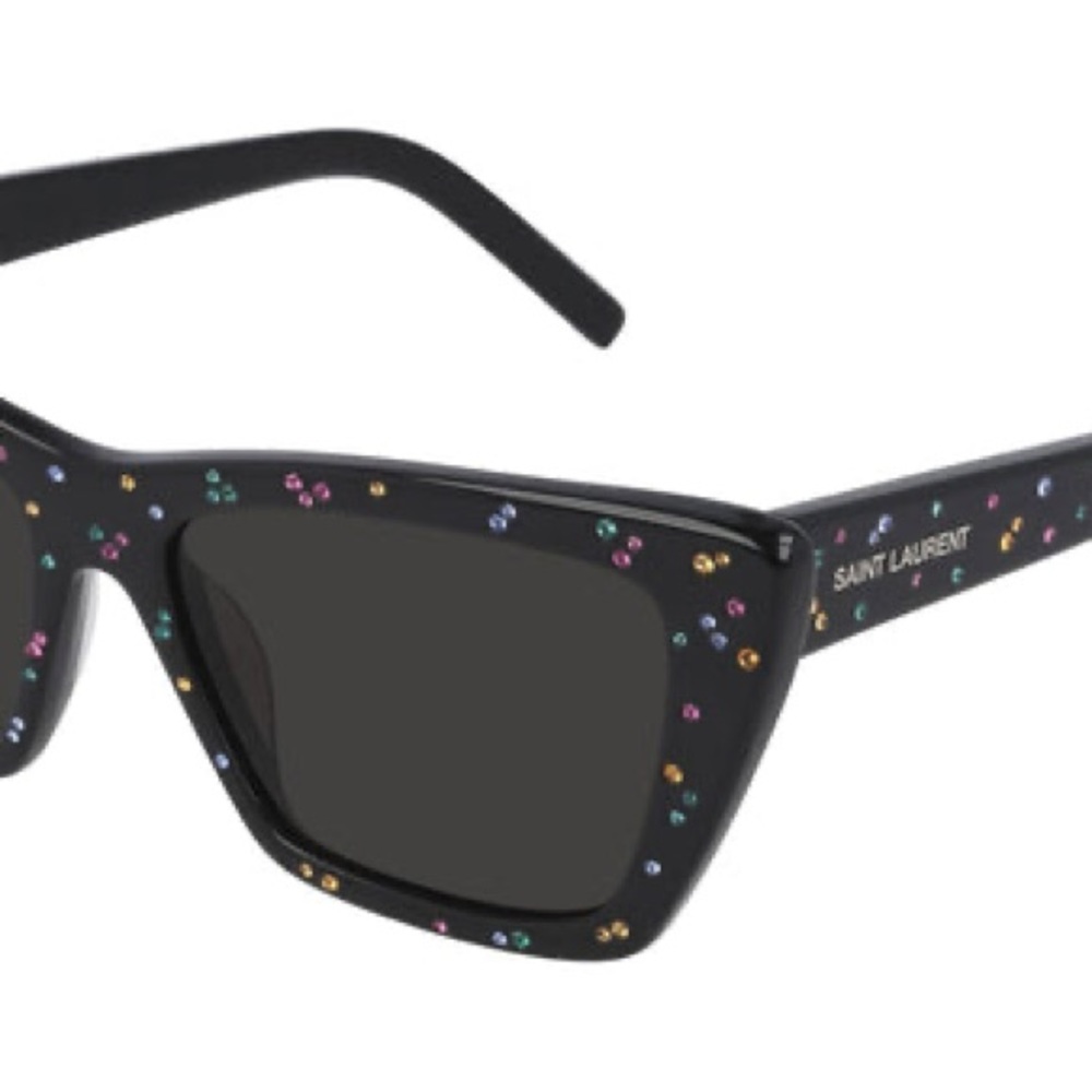 SAINT LAURENT SUNGLASSES 
SL 276 MICA 017 multicolor black strass